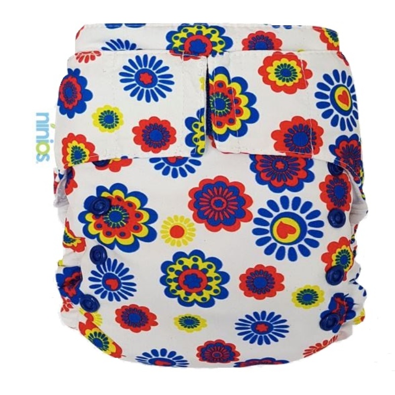 Pañal Ecologico Hibrido NINIOS Premium Florecitas